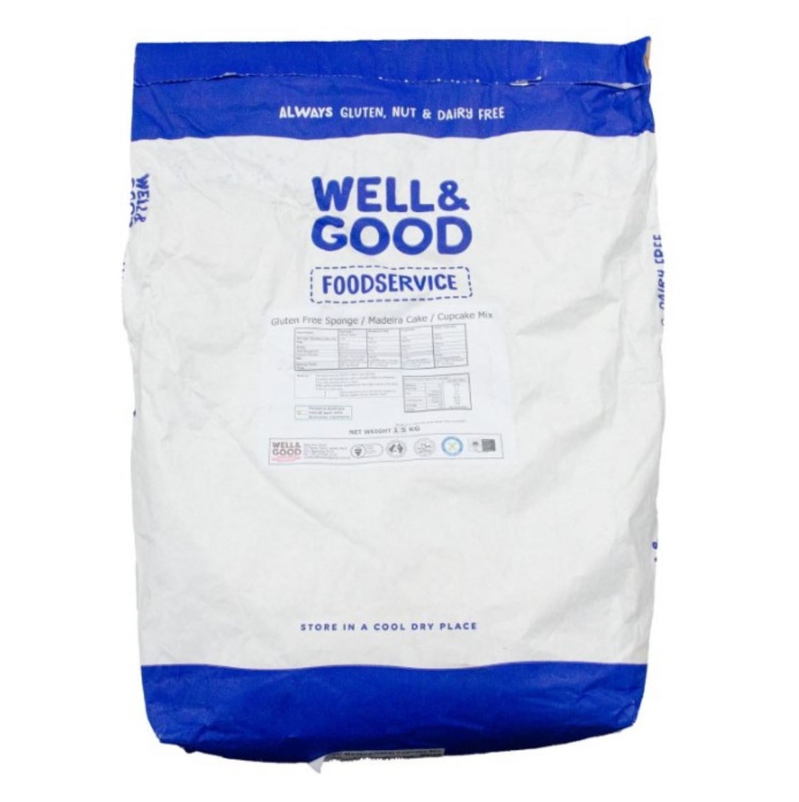 Picture of 15KG WELL & GOOD GLUTEN FREE MUFFIN MIX (H) (K) *JULY SPECIAL*