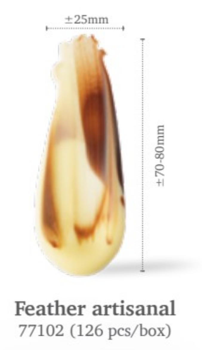 Picture of IRCA #77102 126s FEATHER ARTISANAL MARBLED