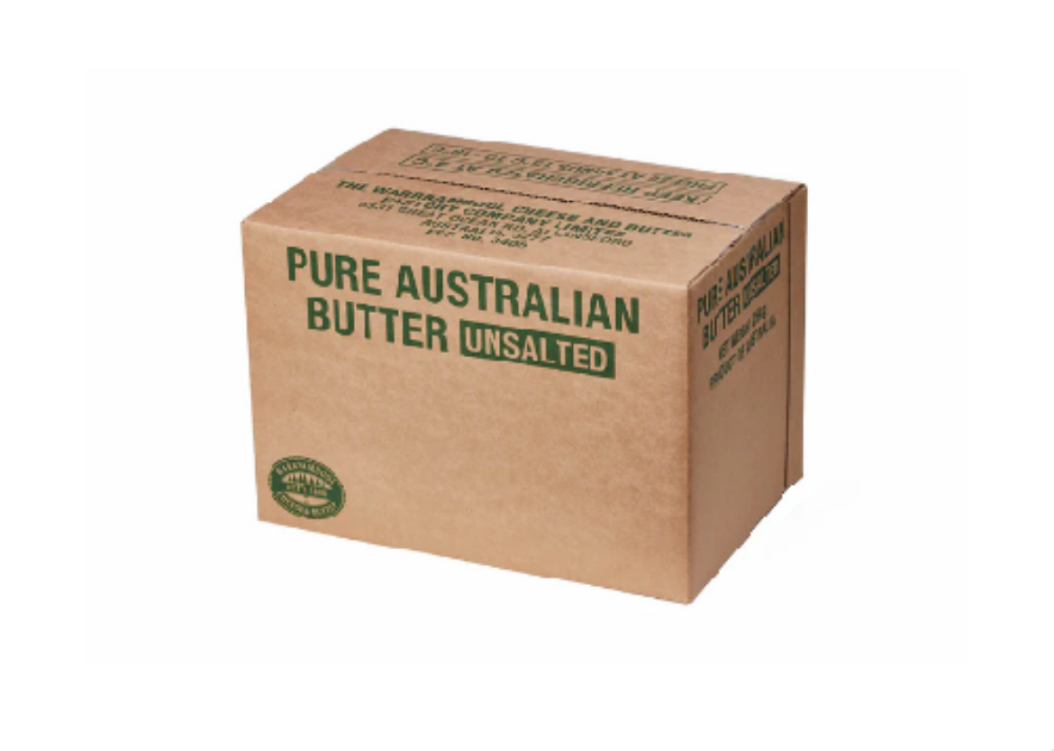 Picture of 25KG WCB UNSALTED BUTTER PURE AUSTRALIAN